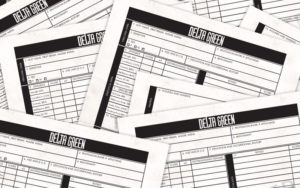 A pilot of character sheets with a link to a large number of Delta Green pregens.