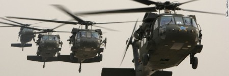Black Hawk helicopters