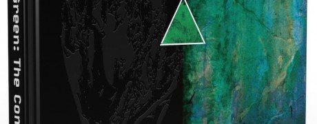 Delta Green: The Conspiracy book cover, black fading into a strange green pattern