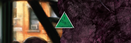 Cover of Delta Green: From the Dust, a scenario for Delta Green: The Role-Playing Game. A small, white-fanged furry thing peers through the window of an abandoned building.